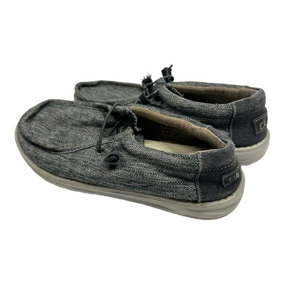 Hey Dude Wally Carbone Woven Slip On Loafer Shoes Men's US 9 EU 42 Gray - Picture 2 of 9